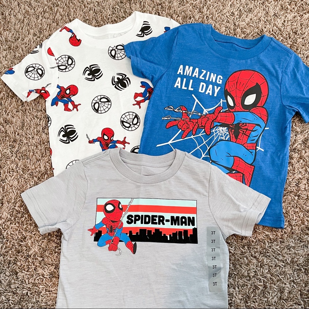 NWT Spider-Man T-shirt Lot